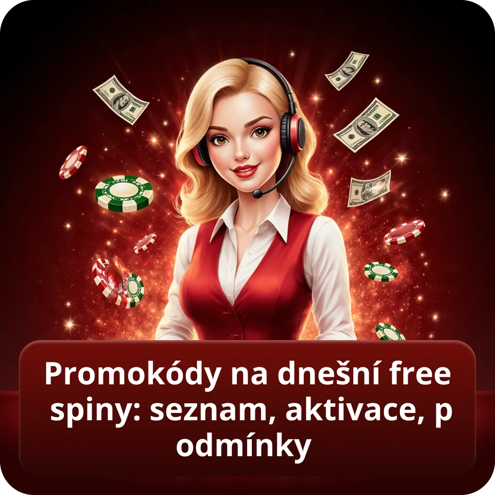 Promokódy na dnešní free spiny: seznam, aktivace, podmínky